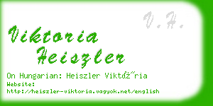 viktoria heiszler business card